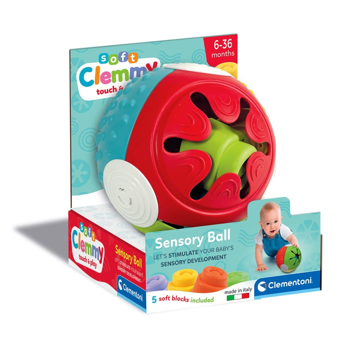 Clementoni Soft Clemmy - 17495 Touch And Play Sensory Steamroller, Camion Raccog Clementoni Soft Clemmy - 17495 Touch And Play Sensory Steamroller, Camion Raccog