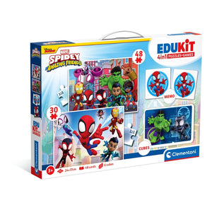 Spidey And his Amazing Friends  - 4 in 1 Edukit