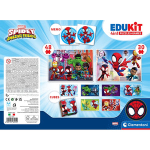 Spidey And his Amazing Friends  - 4 in 1 Edukit