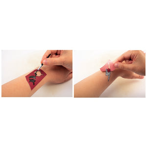 Clementoni Harry Potter – Estación De Tatuajes Mágicos, Set De Purpurina Y Plantillas Para Crear Diseños Personalizados, Juguete Creativo De 7 A 10 Años, Incluye Pincel Pluma Y Banco De Trabajo