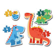 Load image into Gallery viewer, Dinosaurs - 1x3 + 1x6 + 1x9 + 1x12 pieces
