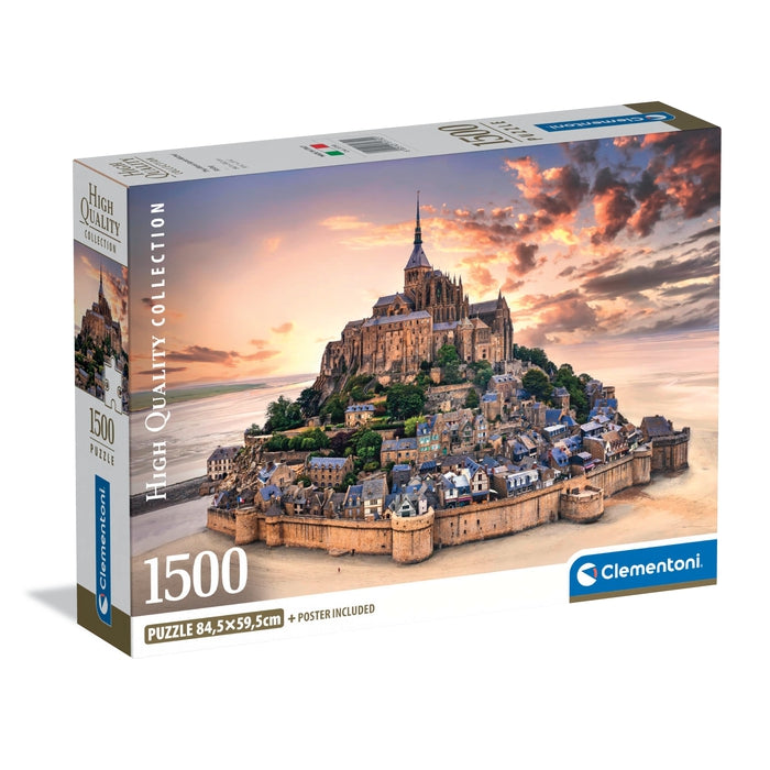 Clementoni 1500ピース ジグソーパズル モン・サン・ミッシェル The Mont Saint - Michel Rising - 1500 pieces Clementoni UK