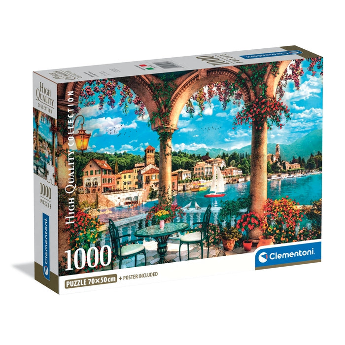 Clementoni Puzzle 1000 Pièces – Sunday At The Beach – Fabriqué En Italie – 70x50 Cm – Matériaux Recyclés – Qualité HQC – Service Pièces Manquantes