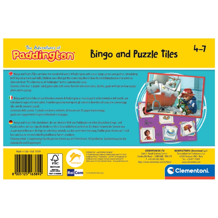 Paddington - Bingo and Puzzle Tiles