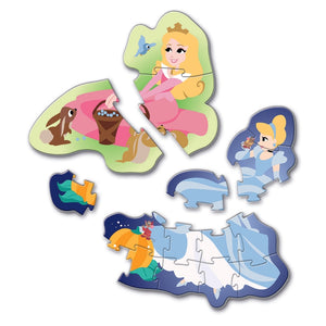 Disney Princess - 1x3 + 1x6 + 1x9 + 1x12 pieces
