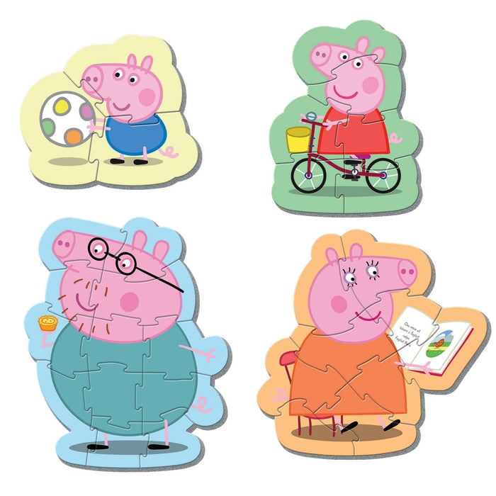 Peppa Pig - 1x3 + 1x6 + 1x9 + 1x12 pieces