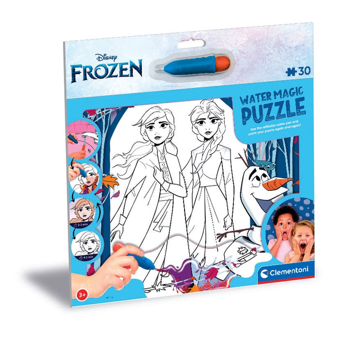 Clementoni Disney Frozen, Italy Supercolor Reine des Neiges 2-104 pièces  Maxi-Puzzle Enfant-fabriqué en Italie, 4 Ans et Plus, 23739, Multicolore