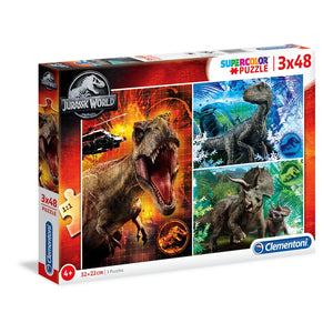 Jurassic World - 3x48 pieces