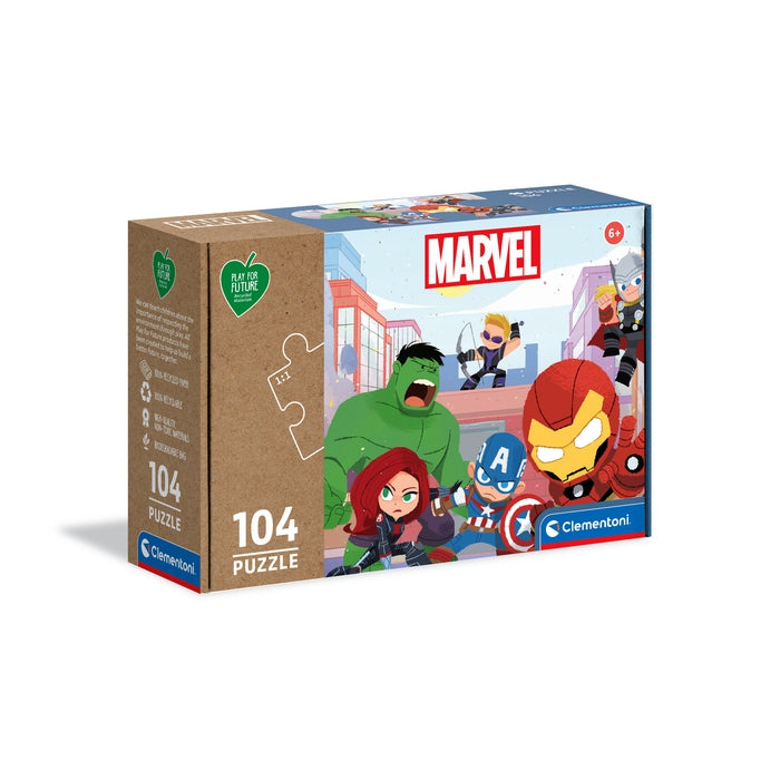 Clementoni - Puzzle enfant, 30 pièces - Marvel Super Hero