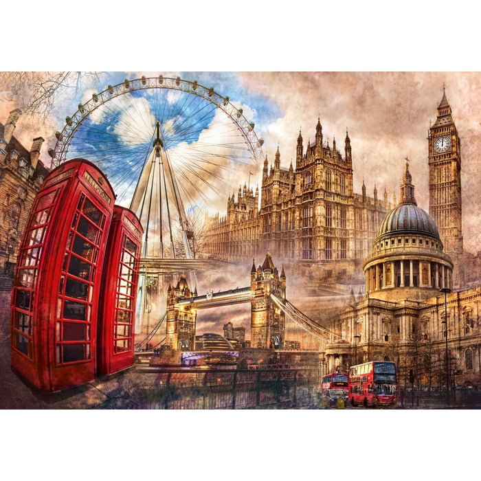 Vintage London - 1500 pieces Clementoni UK