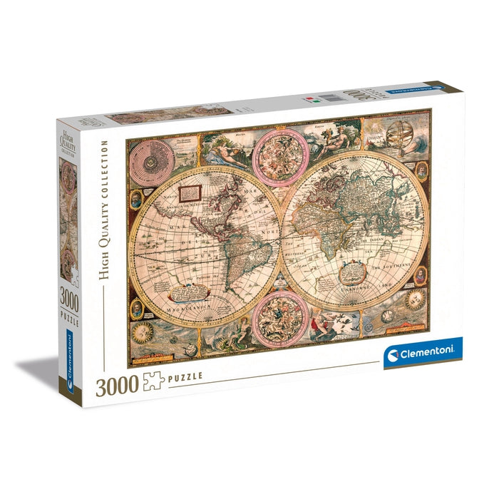 Puzzle Adulte 3000 pièces - Old Map - puzzle