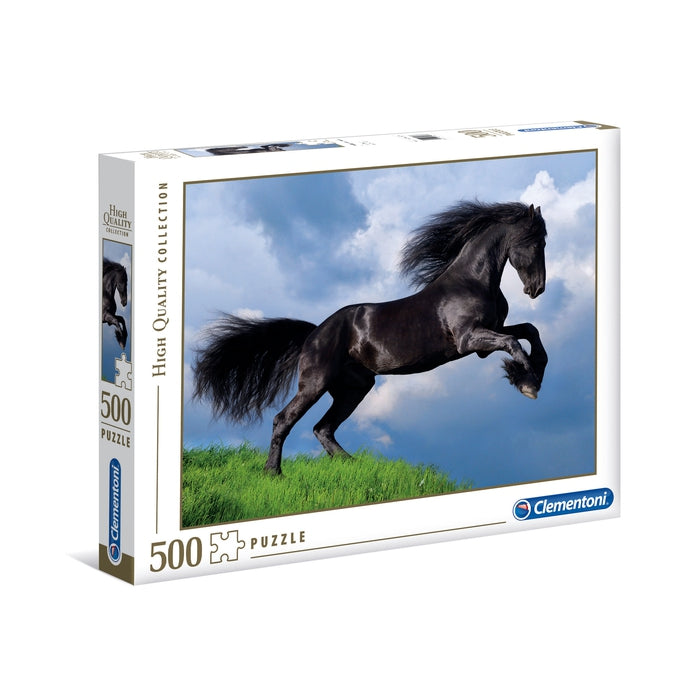 Fresian Black Horse - 500 pieces