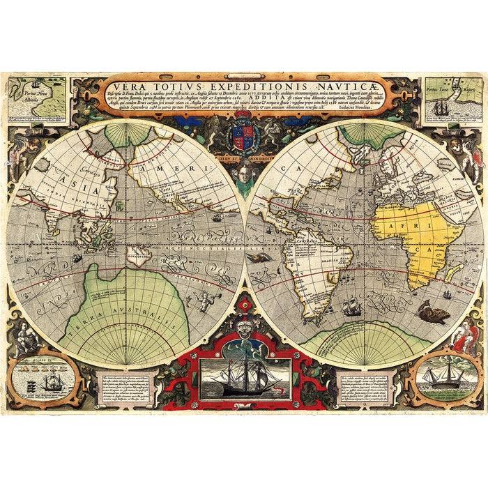 Antique Nautical Map - 6000 pieces
