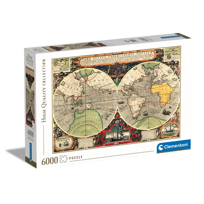 Clementoni 32557.3 Clementoni-32557-Collection-Ancient Map-2000 Pieces,  Multi-Colour