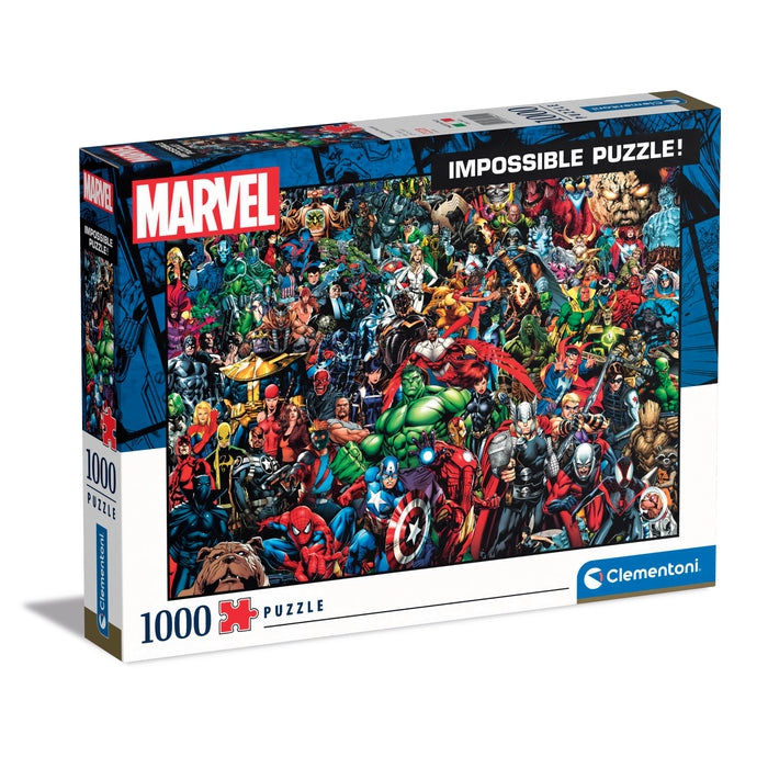Clementoni 39657 Spider-Man Impossible Marvel Spiderman 1000 Pieces, Made  in Italy, Jigsaw Puzzle for Adults, Multicolor, Medium, pezzi