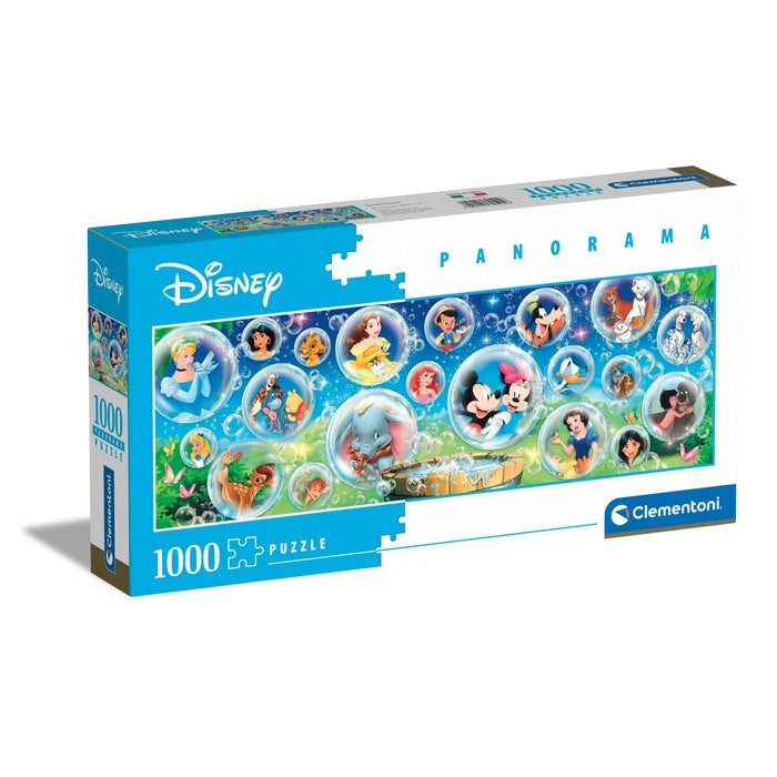 Clementoni Mickey Minnie Panorama Disney Puzzle 1000 Pezzi - Kiubort