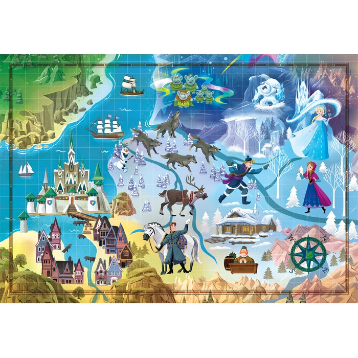 Disney Maps Frozen - 1000 pieces