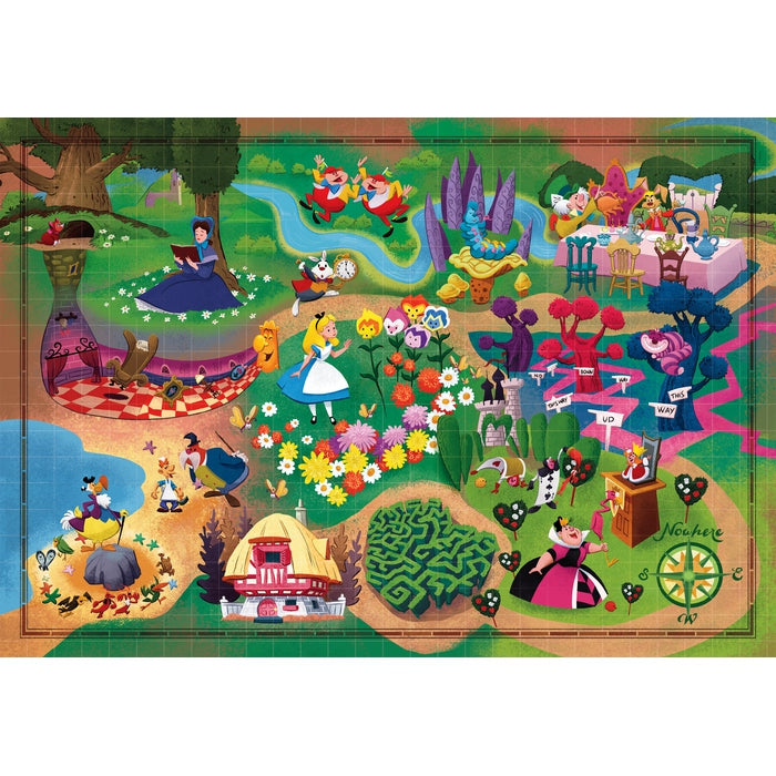 Disney Maps Alice - 1000 pieces