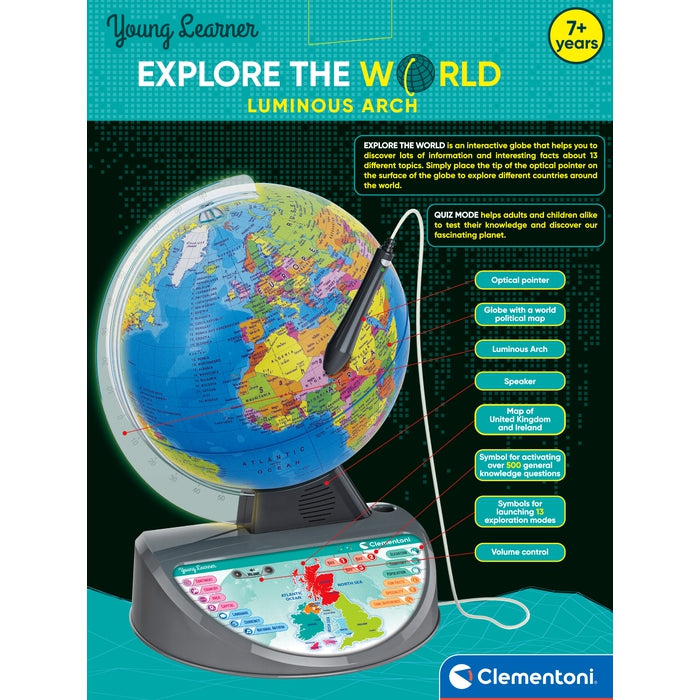 Clementoni Explore the World! The Interactive Globe Toy 